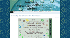 Desktop Screenshot of keramiekcz.be
